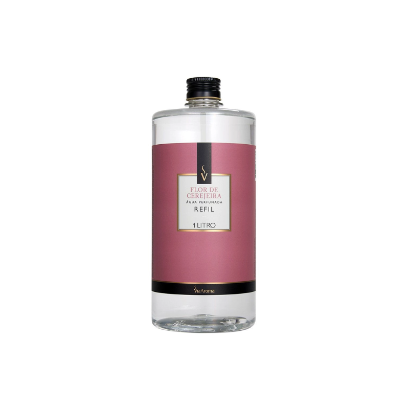 Agua Perfumada Refil 1L Flor De Cerejeira Via Aroma