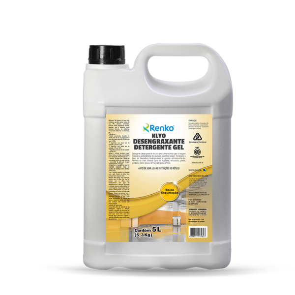 Klyo Desengraxante Detergente Gel 5L Renko