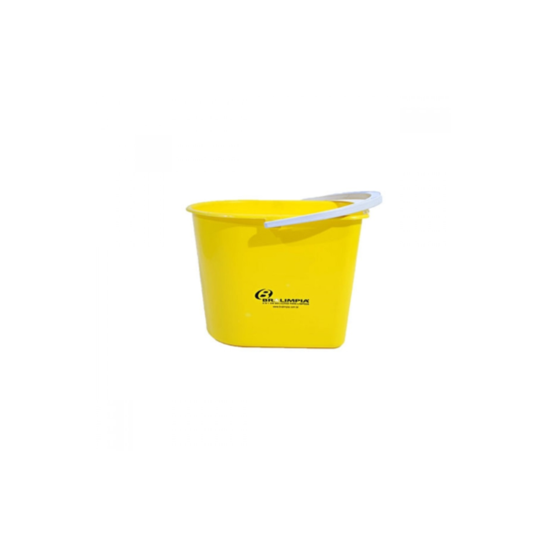 Balde 12Lts Mopinho Amarelo Bralimpia