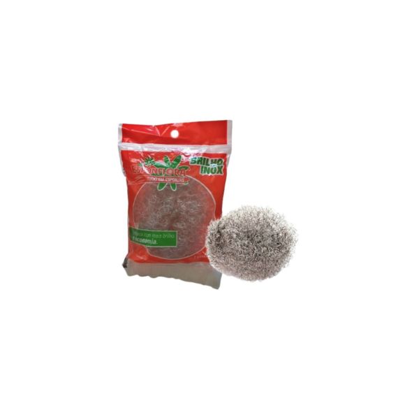 Esponja Brilho Inox 10G Esponflora
